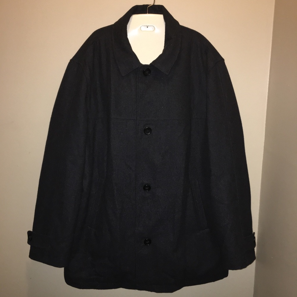 London fog  wool blend trench coat